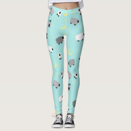 Schläfrige niedliche Leggings der Schaf-Leggings-|