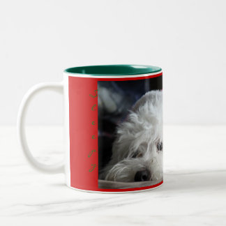 Schläfrige Sankt-Tasse Zweifarbige Tasse