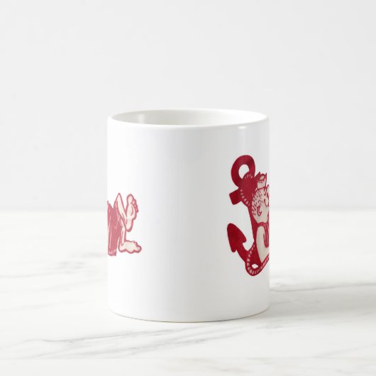 Schläfrige Seemann-Keramik-Tasse Kaffeetasse (Mittel)