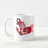 Schläfrige Seemann-Keramik-Tasse Kaffeetasse (Links)