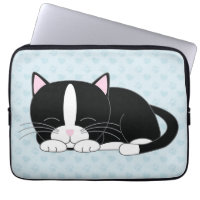 Schläfrige Smokings-Katze {blau}