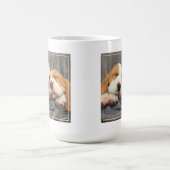Schläfrige Welpen Kaffeetasse (Mittel)