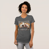 Schläfrige Welpen T-Shirt (Vorne ganz)