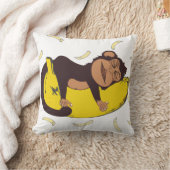 Schläfriger Affe Kissen (Decke)