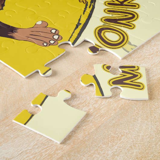 Schläfriger Affe Puzzle (Seite)