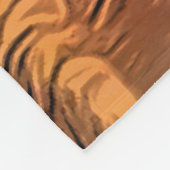 Schläfriger Corgi Fleecedecke (Ecke)