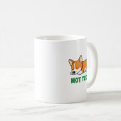 Schläfriger Corgi Nicht Heute Kaffeetasse (VorderseiteRechts)
