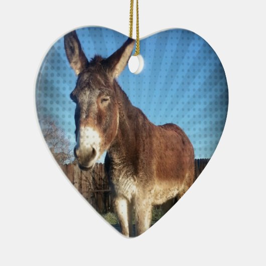 Schläfriger Esel Keramikornament (Rechts)