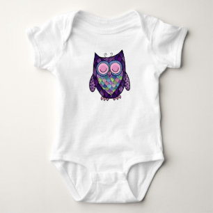 Schläfriger Eulen-Säuglings-Strampler Baby Strampler
