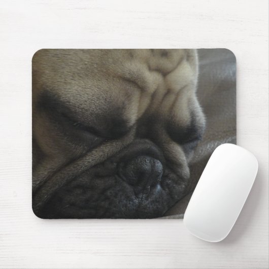 schläfriger Frenchy Mousepad (Mit Mouse)