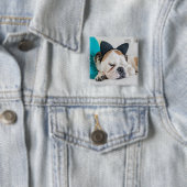 Schläfriger Hund Getty Bild-| mit Katzen-Stirnband Button (Beispiel)