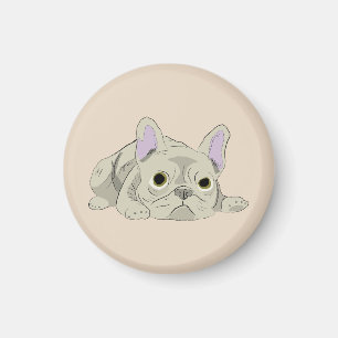 Schläfriger Hund Magnet