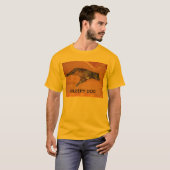 Schläfriger Hund T-Shirt (Vorne ganz)