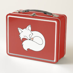 Schläfriger Kleiner Fuchs Metall Brotdose