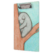 Schläfriger Koala Klemmbrett (Links)