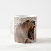 SCHLÄFRIGER LÖWE KAFFEETASSE (Vorderseite Links)