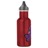 Schläfriger Lustiger Oktopus Edelstahlflasche (Links)