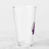 Schläfriger Lustiger Oktopus Glas (Rechts)