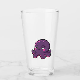 Schläfriger Lustiger Oktopus  Glas