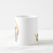 Schläfriger Mond-Bär Kaffeetasse (Mittel)