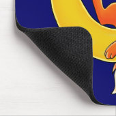 Schläfriger MondFox Mousepad (Ecke)