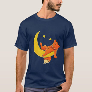 Schläfriger MondFox T-Shirt