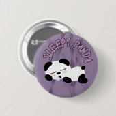 Schläfriger Panda Button (Vorne & Hinten)
