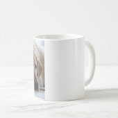 Schläfriges gelbes Labrador retriever Kaffeetasse (VorderseiteRechts)