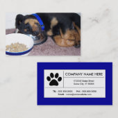 schläfriges Hauptrottweiler Visitenkarte (Vorne/Hinten)