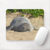 Schläfriges hawaiisches Mönch-Siegel Mousepad (Mit Mouse)
