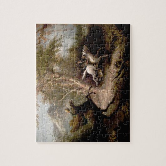 Schläfriges hohles kopfloser Reiter-Puzzlespiel Puzzle (Vertikal)