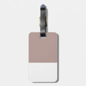 Schläfriges Kätzchen Gepäckanhänger (Rückseite vertikal)