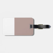 Schläfriges Kätzchen Gepäckanhänger (Rückseite horizontal)