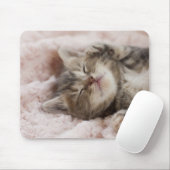 Schläfriges Kätzchen Mousepad (Mit Mouse)
