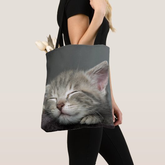 Schläfriges Kätzchen Tasche (Von Nahem)