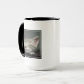 Schläfriges Kätzchen Tasse (Vorderseite Links)