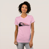 SCHLÄFRIGES MANGA MÄDCHEN T-Shirt (Vorne ganz)