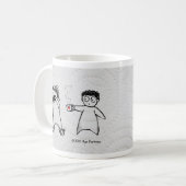 Schläfriges schläfriges kaffeetasse (Vorderseite Links)