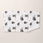 Schläfriges süßes Trägheits-Muster Badhandtuch Set (Handtuch)