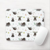 Schläfriges süßes Trägheits-Muster Mousepad (Mit Mouse)