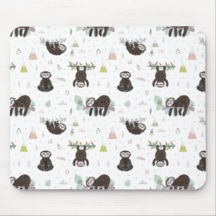 Schläfriges süßes Trägheits-Muster Mousepad
