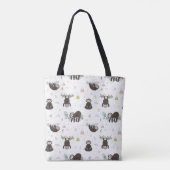 Schläfriges süßes Trägheits-Muster Tasche (Rückseite)