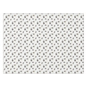 Schläfriges süßes Trägheits-Muster Tischdecke (Vorderseite (Horizontal))