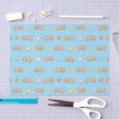 Schläfriges Zeit-Trägheits-Muster Seidenpapier (Handwerk)