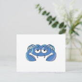 Schläfrigkrabbe Postkarte (Stehend Vorderseite)