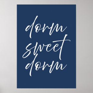 Schlafsaal Sweet Schlafsaal Navy Poster   Vornehme