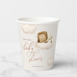 Schlafsäulenspülung für Babydusche Papieraufkleber Pappbecher