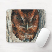 Schlafschale in einem Baum Mousepad (Mit Mouse)