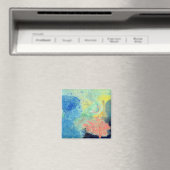 Schlafschattierungen (pastellfarben auf Papier) Magnet (In Situ (Geschirrspüler))