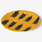 Schlafschläger Pappteller (Schrägansicht)